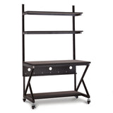 Kendall Howard - 5000-3-104-48 - 48" Performance 100 Series LAN Station - African Mahogany