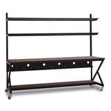 Kendall Howard - 5000-3-104-96 - 96" Performance 100 Series LAN Station - African Mahogany