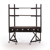Kendall Howard - 5000-3-104-CR - Performance Series Corner LAN Station/Work Bench - African Mahogany