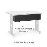 Kendall Howard - 5500-3-100-48 - 48" Training Table Cable Management Enclosure