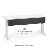 Kendall Howard - 5500-3-100-72 - 72" Training Table Cable Management Enclosure