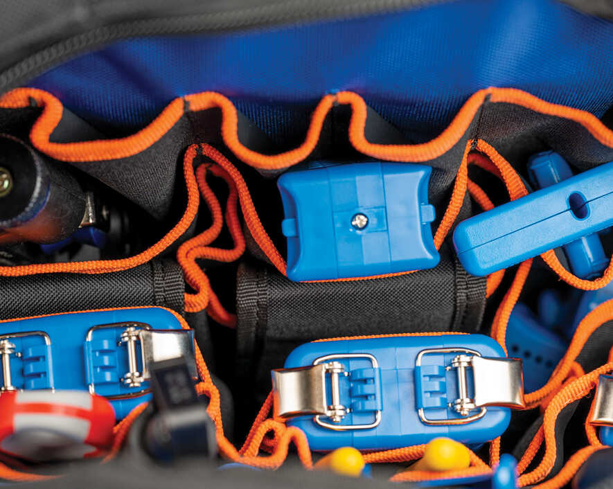 Jonard Tools - TK-107B - Backpack Fiber Optic Mid Span Slit & Ring Tool Kit (1.2 mm-18.2 mm)+