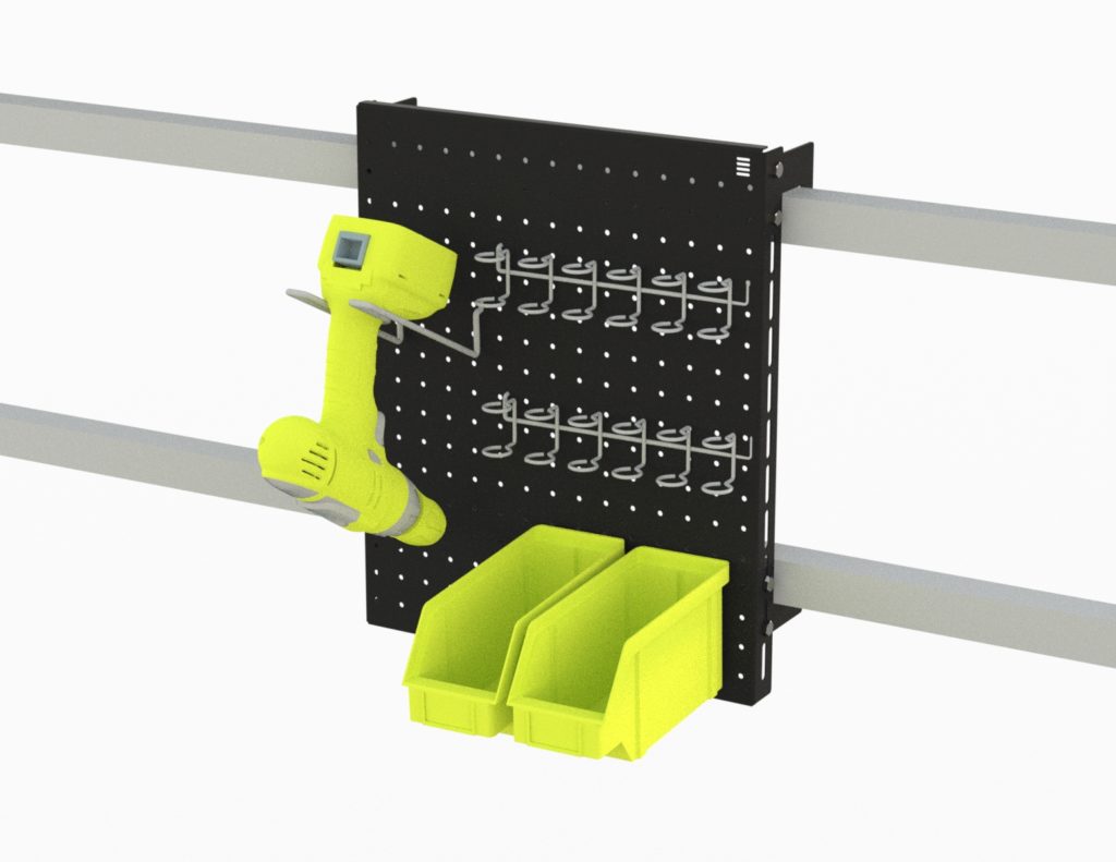 Kendall Howard - 5200-3-400-00 - LAN Station 15” x 18” Peg Board