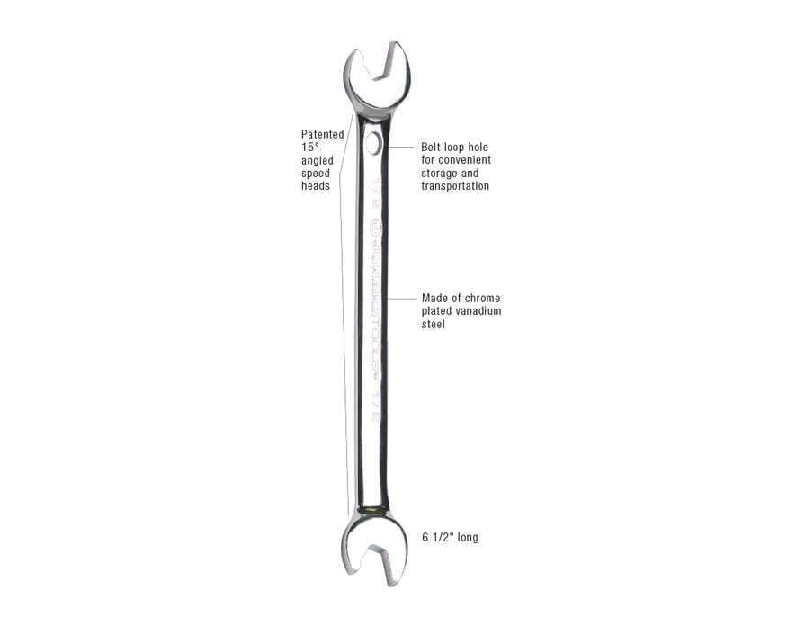 Jonard Tools - ASW-12 - Angled Head Speed Wrench 1/2