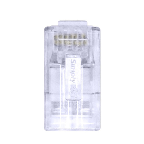 Simply 45 - S45-1500P - PROSeries Pass Through Blue Tint - Cat5e UTP with Cap45 - 100pc Jar 