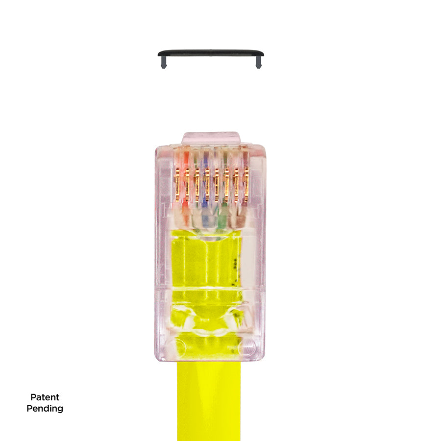 Simply 45 - S45-1705P - PROSeries Pass Through Red Tint, Hi/Lo Stagger - Cat6/6a UTP with Cap45 - 500pc Jar