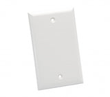 Platinum Tools - 600WH-25 - Wall Plate, Standard, 1 Gang Blank, White 25pc/Installer Pack