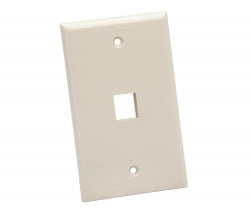 Platinum Tools - 601WH-25 - Wall Plate, Standard, 1 Port, White 25pc/Installer Pack