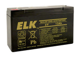 ELK - 6120 - Sealed Lead Acid Battery, 6 V 12Ah