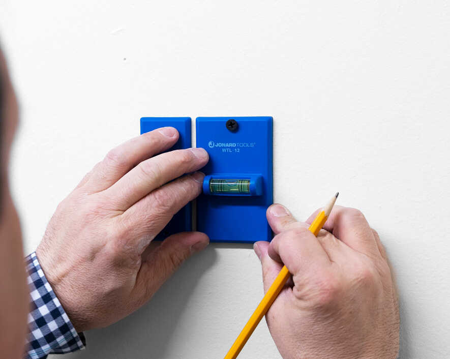 Jonard Tools - WTL-12 - Wall Box Template And Leveler For Old Work Electrical Boxes