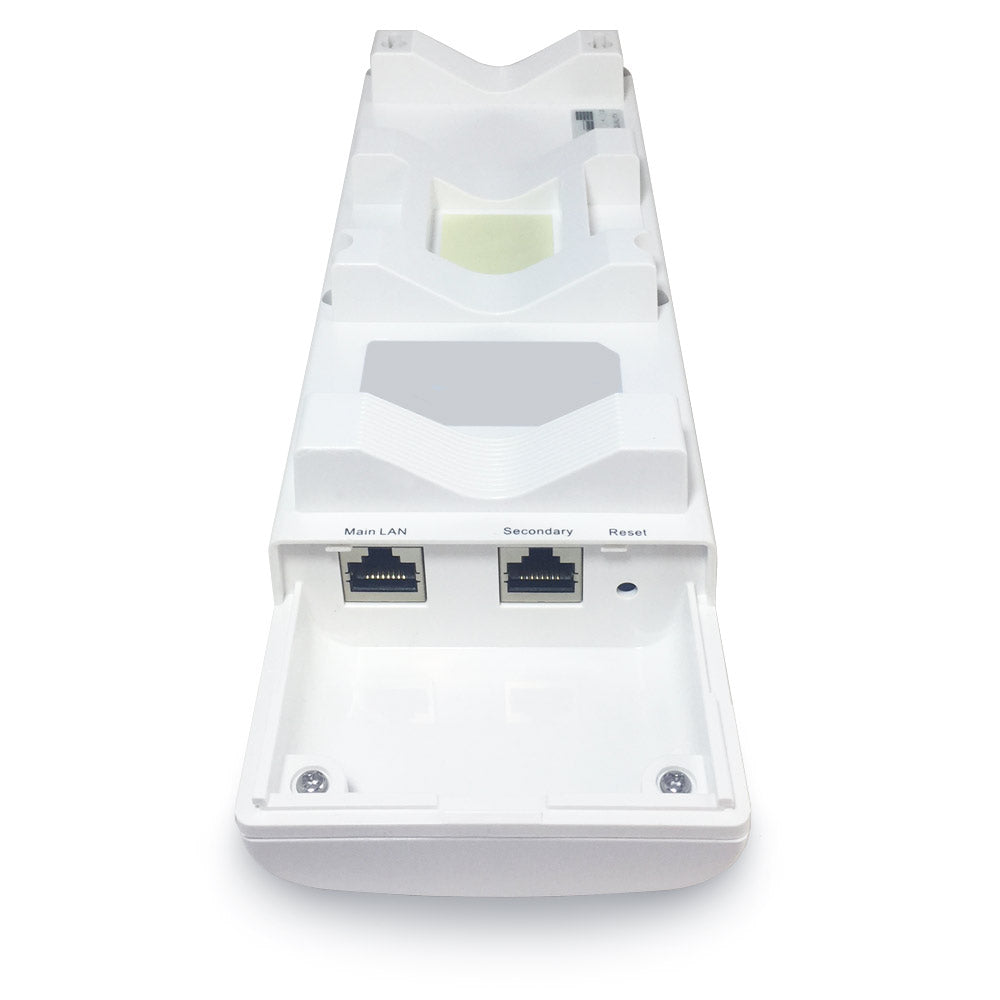 EnGenius - ENH500-AX - 11ax, 2x2 MU-MIMO Outdoor IP55-Rated, High-Powered 26dBm, Single-Band, Managed AP with Integrated 16dBi Directional antennas, 2 GBE Ports, Proprietary PoE, speeds up-to 1200Mbps on 5 GHz. Includes PoE (24V) Injector, Wall Mount
