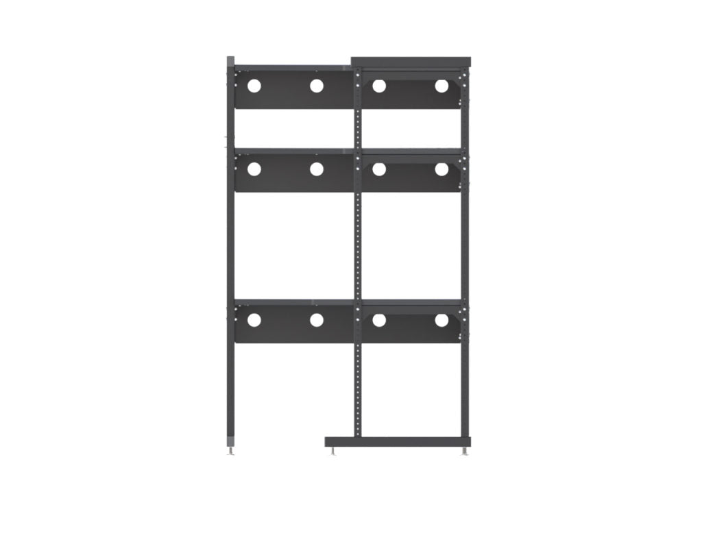 Kendall Howard - 7100-1-100-CR - Corner Performance Plus Heavy Duty LAN Station