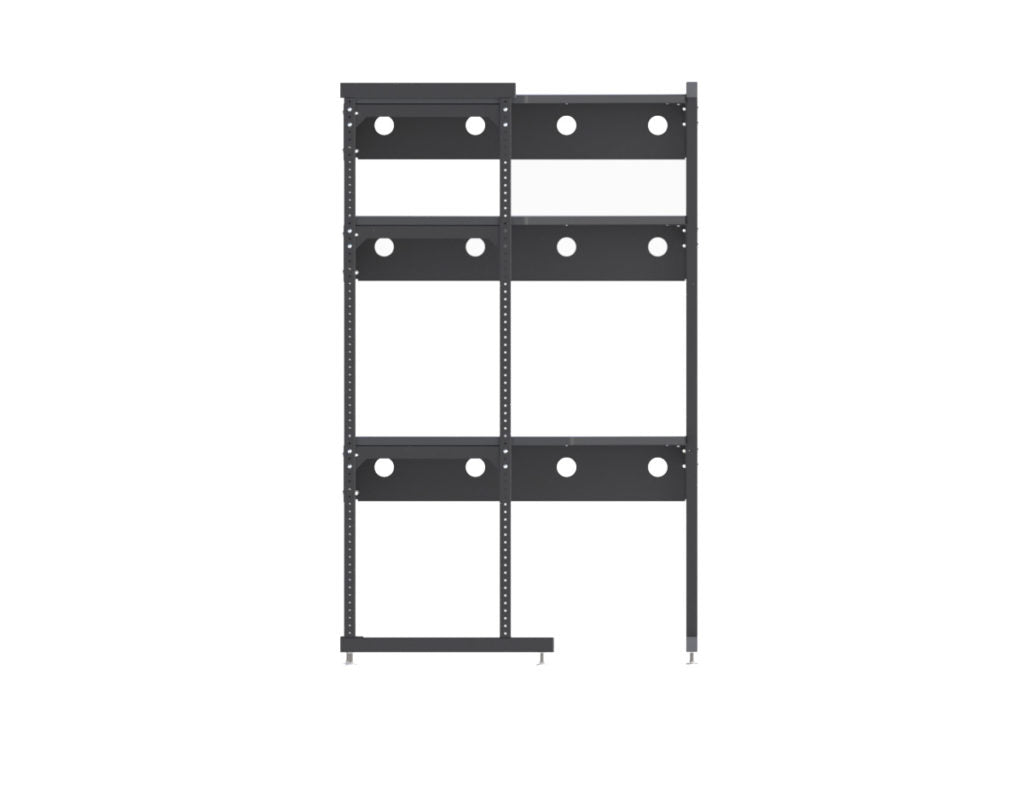 Kendall Howard - 7100-1-100-CR - Corner Performance Plus Heavy Duty LAN Station