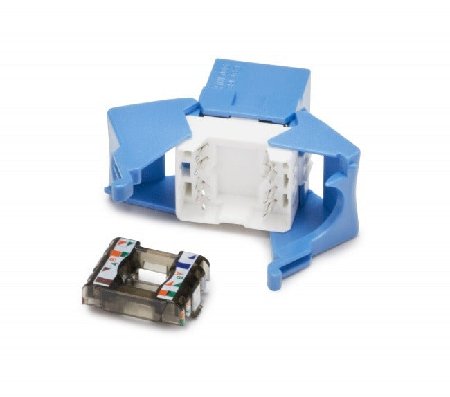 Platinum Tools - 751-1 - Keystone Jack, Cat6A, Shielded, Tool-less. Bag.