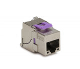 Platinum Tools - 751-1 - Keystone Jack, Cat6A, Shielded, Tool-less. Bag.