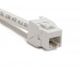 Platinum Tools - 752WH-1 - Keystone Cat6A, UTP, White, Tool-less. Bag.