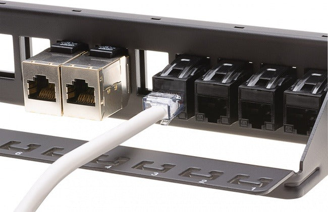 Platinum Tools - 771-1 - Cat6A Shielded Keystone Coupler, F to F, 1/Bag.