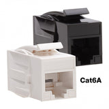 Platinum Tools - 770BK-1 - Cat6A Keystone Coupler, F to F, Black UTP. 1/Bag.