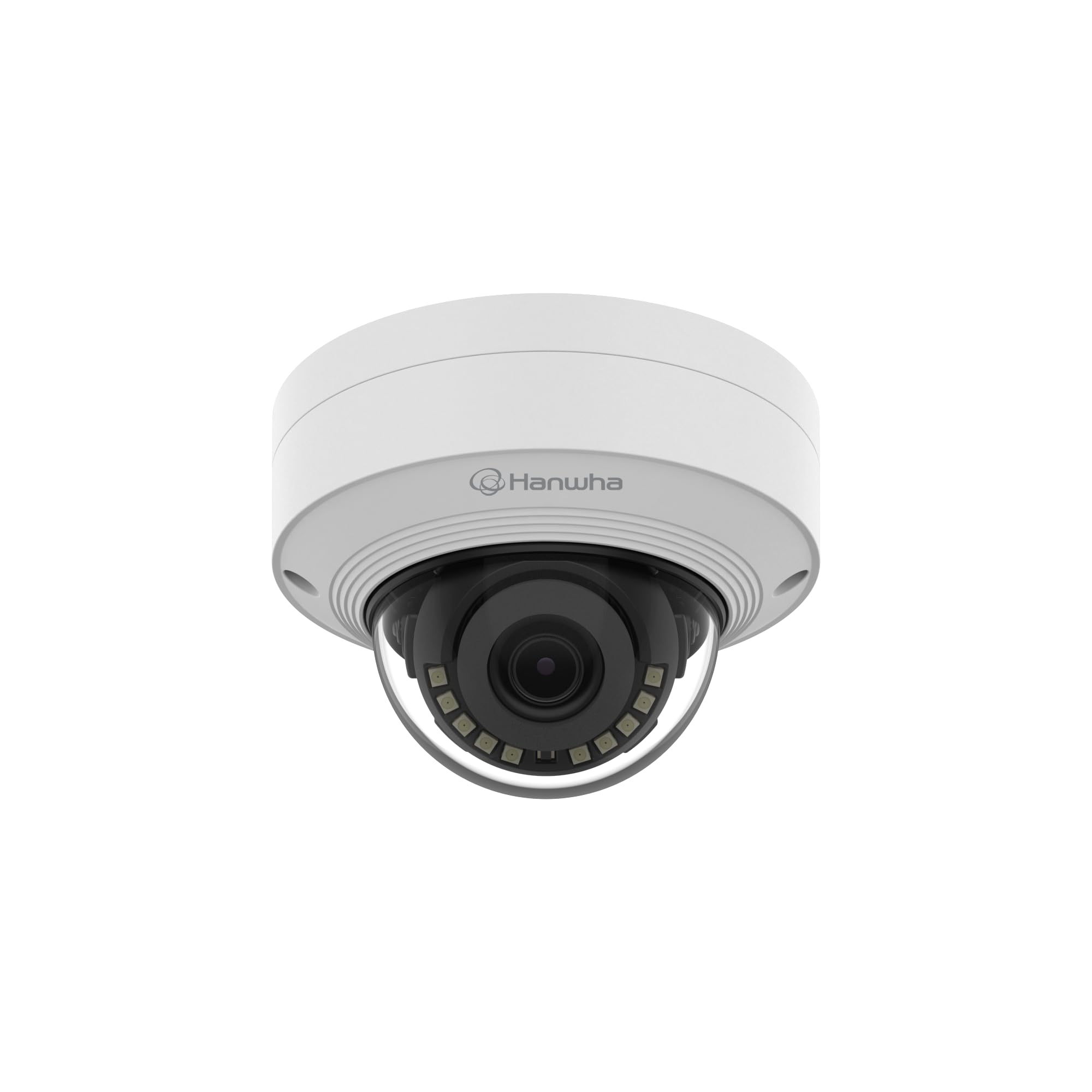 Hanwha QNV-C9011R 4K AI IR Mini Vandal Dome Camera with 3.0mm Lens