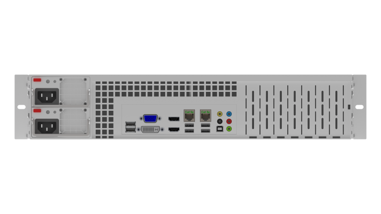 Hanwha - SKY-BR820-0 - CMVR 820 with 120TB (raw) 100TB (usable) Raid 6 (Enterprise Rack Form Factor)
 1MP: 195CH, 4MP: 165CH, Analytics: 40CH, 120TB (raw) 100TB (useable) Raid 6, (30 days for 130 cameras @ 4MP), VGA, HDMI, DP
 This product is subject