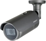 HANWHA | QNO-8080R | 5 MP Network IR Bullet Camera with Motorized Varifocal Lens, 3.2~10mm (3.1x) Motorized varifocal Lens, IP66 Weatherproof, RJ45 Connection