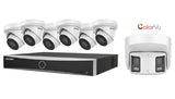 Hikvision - EKI-K82T87A - KIT 4K 8CH2T 6TR 8MP 2.8MM 1Pano