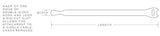 Rip-Tie - F-08-025-BK - 1/2 Inch Wide Fire Retardant Rip-Tie Lite 1 Roll of 25