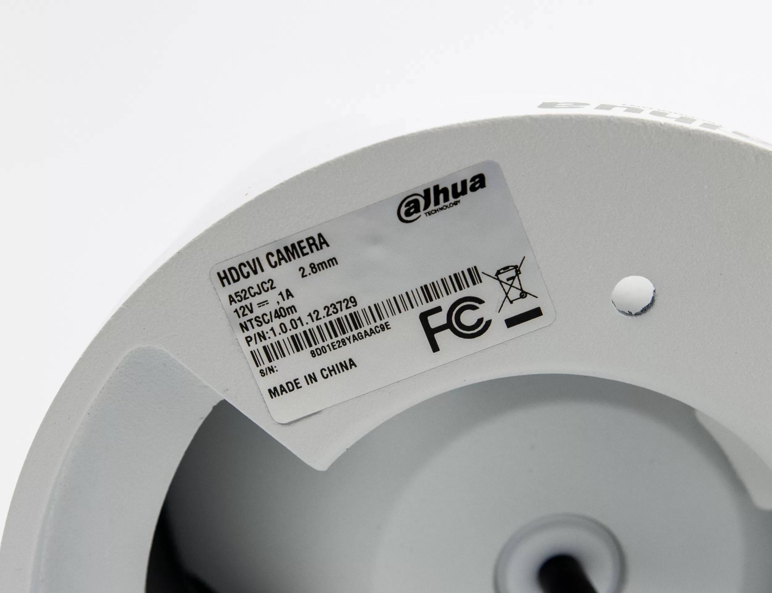 Dahua - A52CJC2 - 5MP TiOC HDCVI Eyeball Camera (2.8 mm) Pro Series