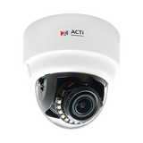 Acti - A62 - 5MP Indoor Zoom Dome, Day / Night, Advanced WDR, Superior Low Light Sensitivity, 4.3x optical