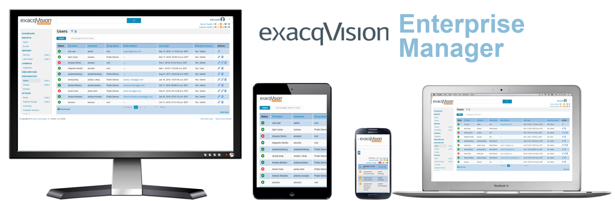 EXACQ - ACEVENIP01-01 - Activation card with one exacqVision ENTERPRISE IP camera license. Includes one year of software updates. Minimum order quantity 10.