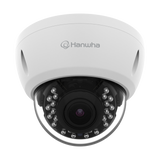 Hanwha - ACV-8081R - Wisenet A Series 5MP IR vandal dome camera, AHD / TVI / CVI / CVBS formats are available, 5MP @ 30fps, motorized vari-focal lens 3x (3.5~10.5mm) (99.1°~ 30.3°), WDR, IR distance 20m(65.6 ft), day & night, IP66, IK10, 12VDC, Analo