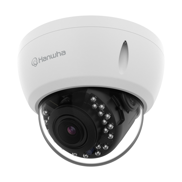 Hanwha - ACV-8081R - Wisenet A Series 5MP IR vandal dome camera, AHD / TVI / CVI / CVBS formats are available, 5MP @ 30fps, motorized vari-focal lens 3x (3.5~10.5mm) (99.1°~ 30.3°), WDR, IR distance 20m(65.6 ft), day & night, IP66, IK10, 12VDC, Analo