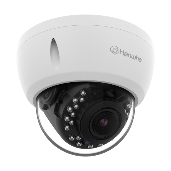 Hanwha - ACV-8081R - Wisenet A Series 5MP IR vandal dome camera, AHD / TVI / CVI / CVBS formats are available, 5MP @ 30fps, motorized vari-focal lens 3x (3.5~10.5mm) (99.1°~ 30.3°), WDR, IR distance 20m(65.6 ft), day & night, IP66, IK10, 12VDC, Analo