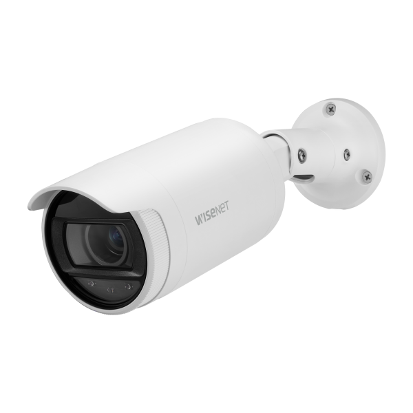 Hanwha - ANO-L6082R - Wisenet A Series bullet camera, 2MP @30FPS, motorized varifocal lens 3.1x (3.3~10.3mm) (105.2°~ 30.6°), WiseStream II, triple codec (H.265/H.264/MJPEG), 120dB WDR, IR LEDs 30m(98.43ft), day & night (ICR), virtual area (intrusion