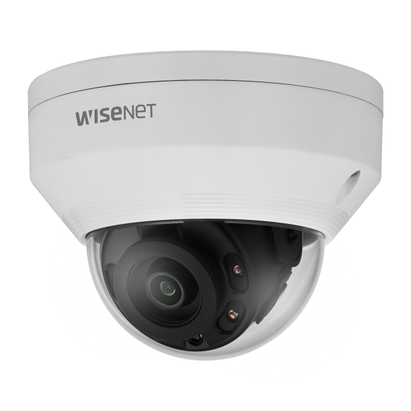 Hanwha - ANV-L6012R - Wisenet A Series outdoor vandal dome camera, 2MP @ 30 FPS, 2.8mm fixed focal lens, FoV H: 113.7°/ V: 61.5°, WiseStream II, triple codec (H.265/H.264/MJPEG),120dB WDR, IR LEDs 30m(98.43ft), day & night (ICR), virtual area (intrus