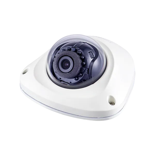 Hanwha - ANV-L6023R - Wisenet A Series outdoor vandal mini dome camera, 2MP @ 30 FPS, 3.6mm fixed focal lens, FoV H: 94.8°/ V: 49.3°, WiseStream II, triple codec (H.265/H.264/MJPEG) , 120dB WDR, IR LEDs 15m(49.21ft) , day & night (ICR), virtual area 