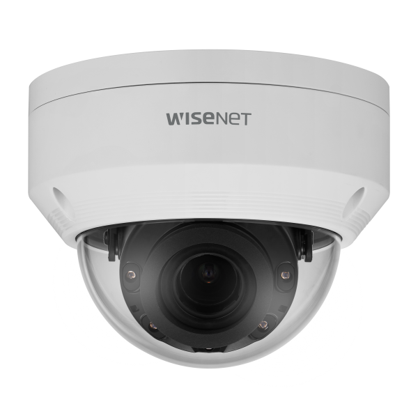 Hanwha - ANV-L6082R - Wisenet A Series outdoor vandal dome camera, 2MP @ 30fps, motorized vari-focal lens 3.1x (3.3~10.3mm) (105.2°~ 30.6°), WiseStream II, triple codec (H.265/H.264/MJPEG),120dB WDR, IR LEDs 30m(98.43ft), day & night (ICR), virtual a