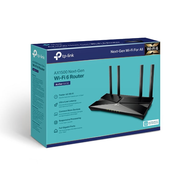 TP-Link - ARCHER AX10 - AX1500 Wi-Fi 6 Router
