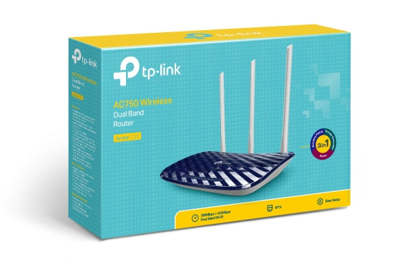 TP-Link - ARCHER C20 - AC750 Wireless Dual Band Router