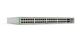 Hanwha - HV-GS980MX/52PSm -10 - L3 Stackable Switch, 40x 10/100/1000-T PoE+ , 8x 100M/1G/2.5G/5G-T PoE+, 4x SFP+ Ports and a single fixed PSU, US Power Cord. Optimized to use with Hanwha network camera products.