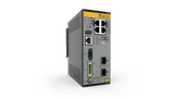 Hanwha - AT-IE220-6GHX-K90 - AT Industrial rugged switch with 4 x Gigabit Ethernet DIN Rail Mount, PoE++ and optional 2x 10G (SFP+). 180W total PoE budget *Power supply sold separately (NDAA and TAA compliant)