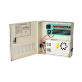 AVYCON - AVA-PSB-12VDH20A-18 - 12VDC, 20 Amp, 18 Channel Power Distribution Box, AC100-240V Free Voltage, UL Listed (Lv.6)