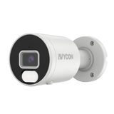 AVYCON - AVC-NBB81F28 - 8MP H.265+ InfiniteColor, Bullet IP Camera, AI Lite, DWDR, 8MP@15FPS, Full Color (white light), Built-in Mic, 2.8mm Fixed Lens, MicroSD, Onvif, DC12V / PoE, IP67, White