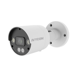 AVYCON - AVC-NCB81F28 - 8MP (3840x2160), H.265+ Bullet IP Full Color Camera, True WDR, AI, InfiniteColor™, 8MP@30FPS, Triple Stream, 2.8mm Lens, MicroSD, Onvif, DC12V / PoE, IP67, White