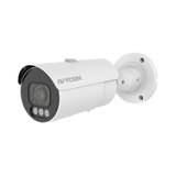 AVYCON - AVC-NCB81M - 8MP (3840x2160), H.265+ Bullet IP Full Color Camera, True WDR, AI, InfiniteColor™, 8MP@30FPS, Triple Stream, 2.7-13.5mm Motorized A/F Lens, MicroSD, Onvif, DC12V / PoE, IP67, White