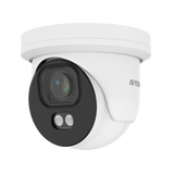 AVYCON - AVC-NCE51M - 5MP (2592x1944), H.265+ Turret IP Full Color Camera, True WDR, AI, InfiniteColor™, 5MP@30FPS, Triple Stream, 2.7-13.5mm Motorized A/F Lens, MicroSD, Onvif, DC12V / PoE, IP67, White