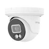 AVYCON - AVC-NCE81F28 - 8MP (3840x2160), H.265+ Turret IP Full Color Camera, True WDR, AI, InfiniteColor™, 8MP@30FPS, Triple Stream, 2.8mm Lens, MicroSD, Onvif, DC12V / PoE, IP67, White