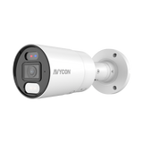 AVYCON - AVC-NDB51F28 - 5MP (2592x1944), H.265+ Bullet IP Active Deterrence Full Color Camera, True WDR, AI, InfiniteColor™, 5MP@30FPS, Triple Stream, 2.8mm Lens, MicroSD, Onvif, DC12V / PoE, IP67, White