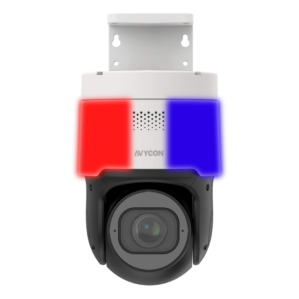 AVYCON - AVC-NSZ81X04SPL - 8MP (4K), 4x Optical Zoom, H.265+ PTZ, 30FPS, 120dB Super WDR, 0.005Lux Ultra Low-light (InfiniteStar), IP67, Built-in MIC, Speaker, Siren, ONVIF, PoE/DC12V
