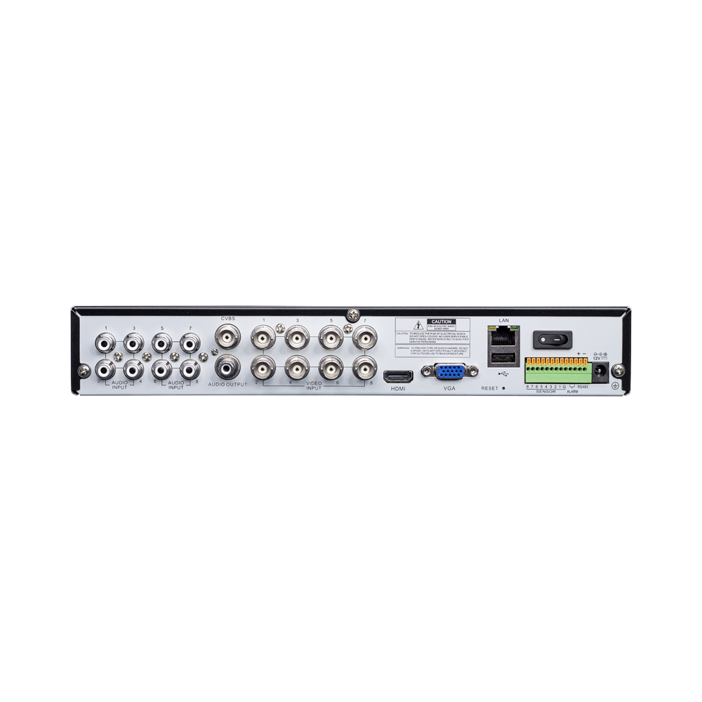 AVYCON - AVR-DSV508H-10T - (NDAA) All-in-One Hybrid H.265 5MP Lite DVR - 8 CHANNEL, 4K HDMI, VGA, CVBS, 8CH Audio, +4 IP, 10TB HDD Installed